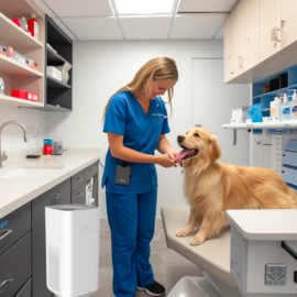 Commercial Air Purifier in Veterinary