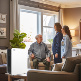 Commercial Air Purifier in assisted living